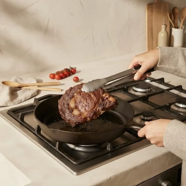 pinças de cozinha em aço inoxidável por atacado (4)