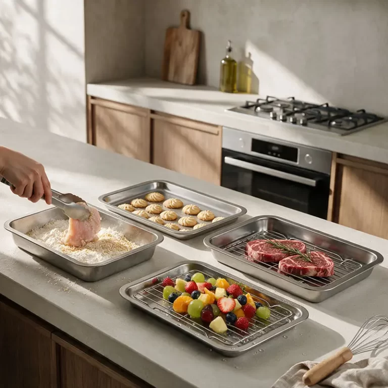 wholesale roasting pan & baking tray with rack (1)